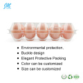 High quality plastic chicken egg tray 10 holes plastic egg packaging box